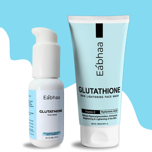 Glutathione Face Cream & Face Wash - Skin Whitening, Anti-Aging, India
