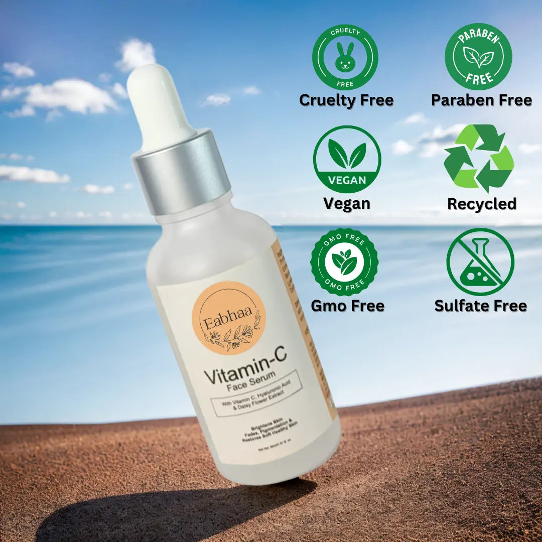 Vitamin C Face Serum with Hyaluronic Acid, Anti-Pigmentation (30ML) for Men & Women
