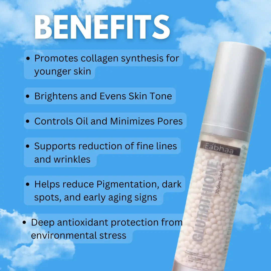 Eabhaa Glutathione 3D Glow Skin Serum – Brighten & Rejuvenate