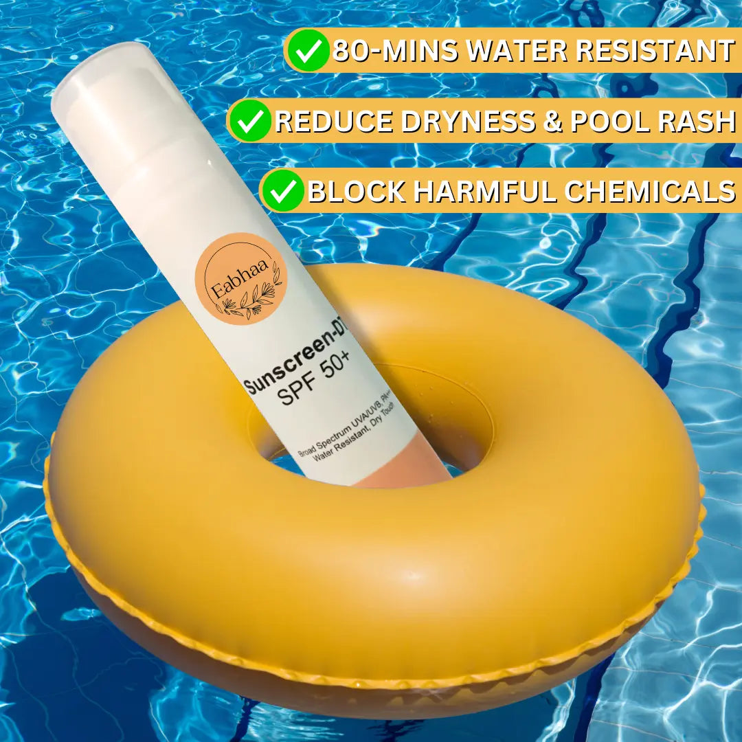 Sunscreen, spf 50+, water resistance sunscreen