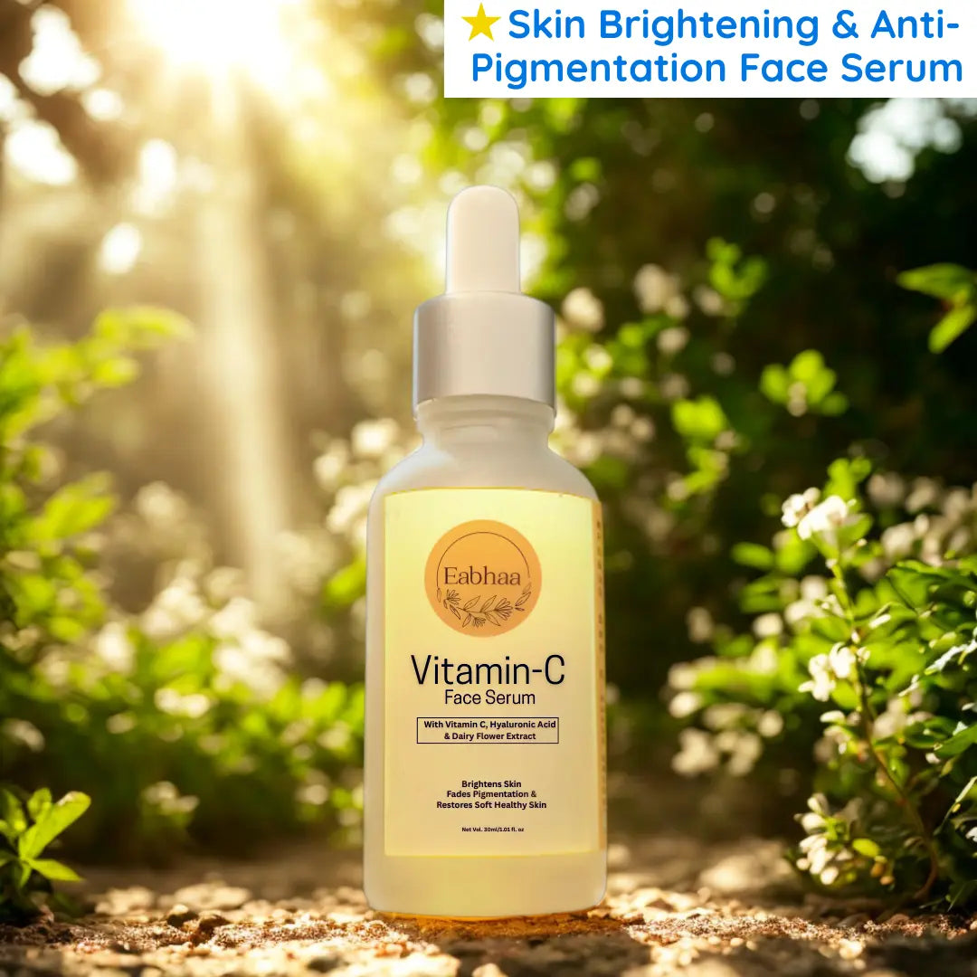 Vitamin C Face Serum with Hyaluronic Acid, Anti-Pigmentation (30ML) for Men & Women