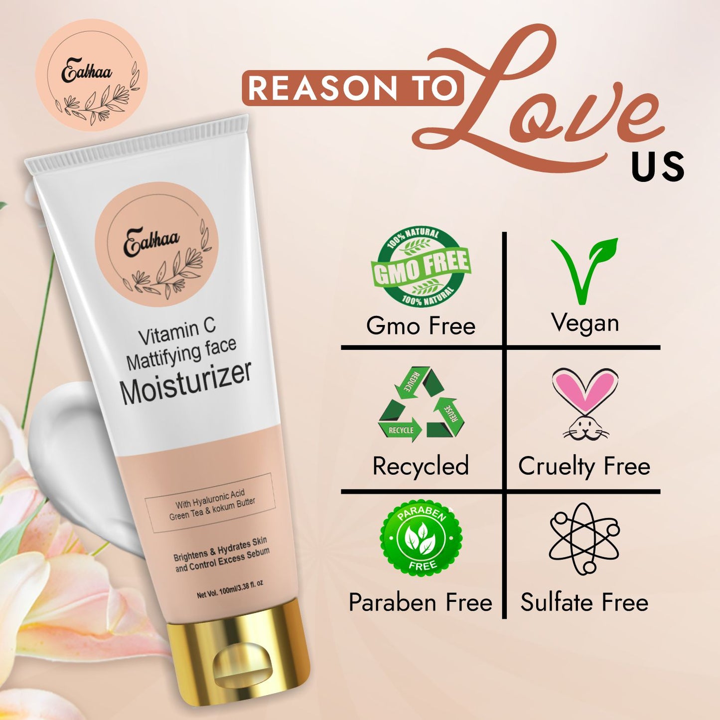 Eabhaa Vitamin-C Moisturiser, Glutathione Face Wash & Vitamin-C Face Serum Online