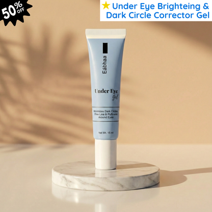 Eabhaa Under Eye Gel (15 ml) – Brightening, Anti-Aging, Dark Circles, India
