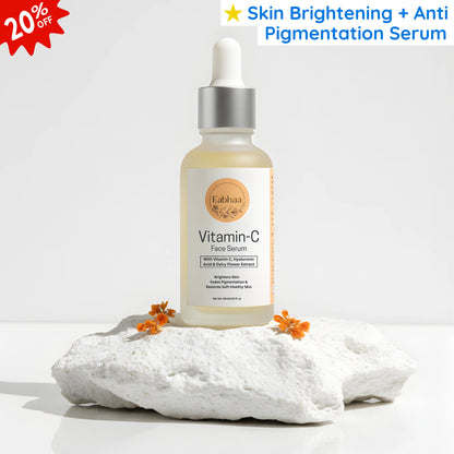 Vitamin C Face Serum with Hyaluronic Acid, Anti-Pigmentation (30ML) for Men & Women