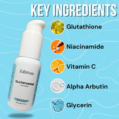 Glutathione Face Cream & Face Wash - Skin Whitening, Anti-Aging, India EABHAA Glutathione Face Cream & Face Wash - Skin Whitening, Anti-Aging, India EABHAA