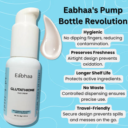 Glutathione Face Cream & Face Wash - Skin Whitening, Anti-Aging, India EABHAA Glutathione Face Cream & Face Wash - Skin Whitening, Anti-Aging, India EABHAA