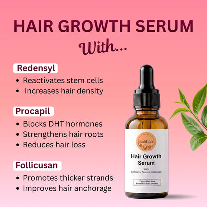 Eabhaa Hair Growth Serum for Women & Men (50ML) – Best Serum in India