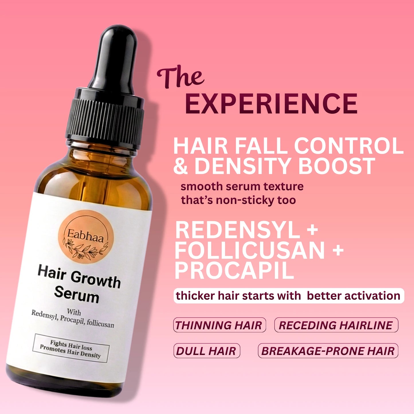 Eabhaa Hair Growth Serum for Women & Men (50ML) – Best Serum in India