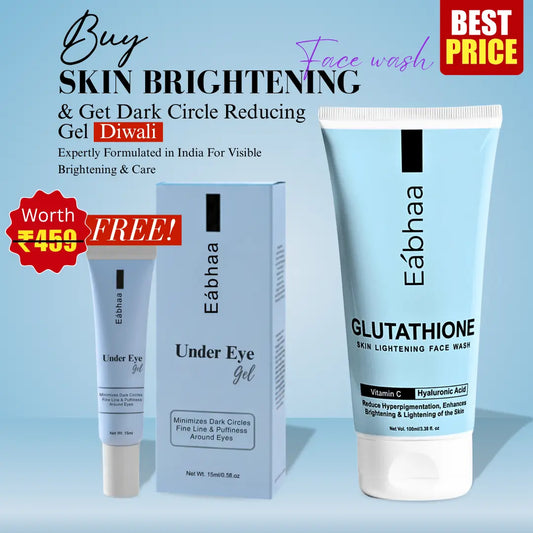 Eabhaa Glutathione Face Wash for Men and Women, Vitamin C Face Wash for Skin Whitening (100ML)