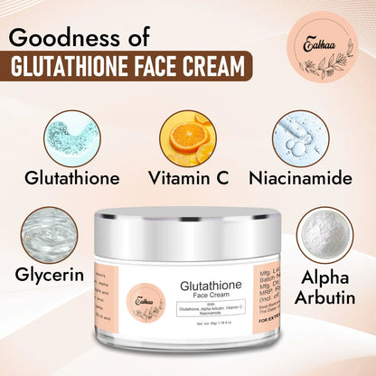 Eabhaa Glutathione & Vitamin C Face Cream for Women & Men (50g)