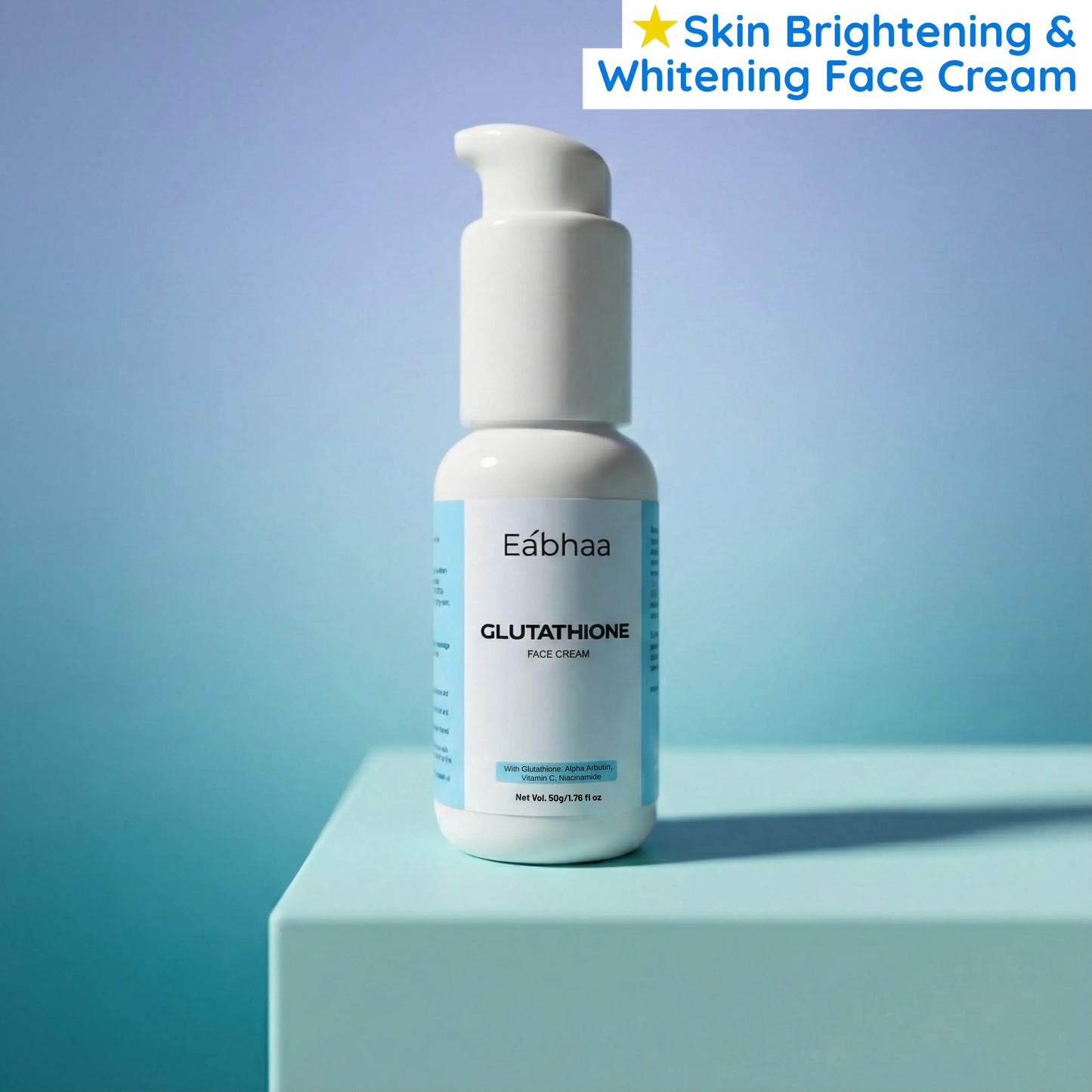 Eabhaa Glutathione & Vitamin C Face Cream for Women & Men (50g)