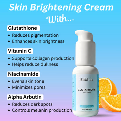 Eabhaa Glutathione & Vitamin C Face Cream for Women & Men (50g)