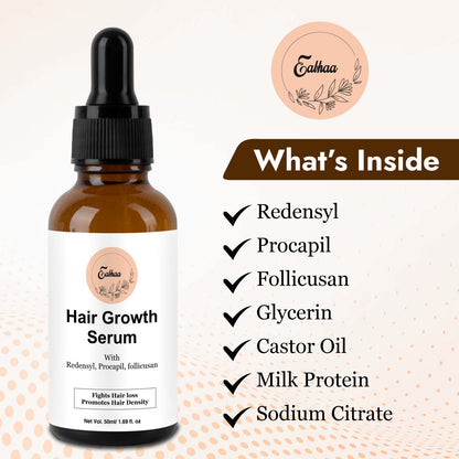 Eabhaa Hair Growth Serum for Women & Men (50ML) – Best Serum in India