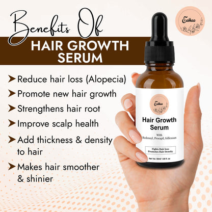 Eabhaa Hair Growth Serum for Women & Men (50ML) – Best Serum in India