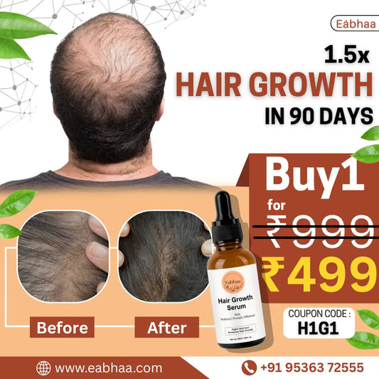 Eabhaa Hair Growth Serum for Women & Men (50ML) – Best Serum in India
