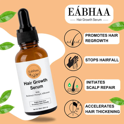 Eabhaa Hair Growth Serum for Women & Men (50ML) – Best Serum in India
