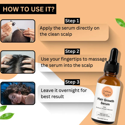 Eabhaa Hair Growth Serum for Women & Men (50ML) – Best Serum in India