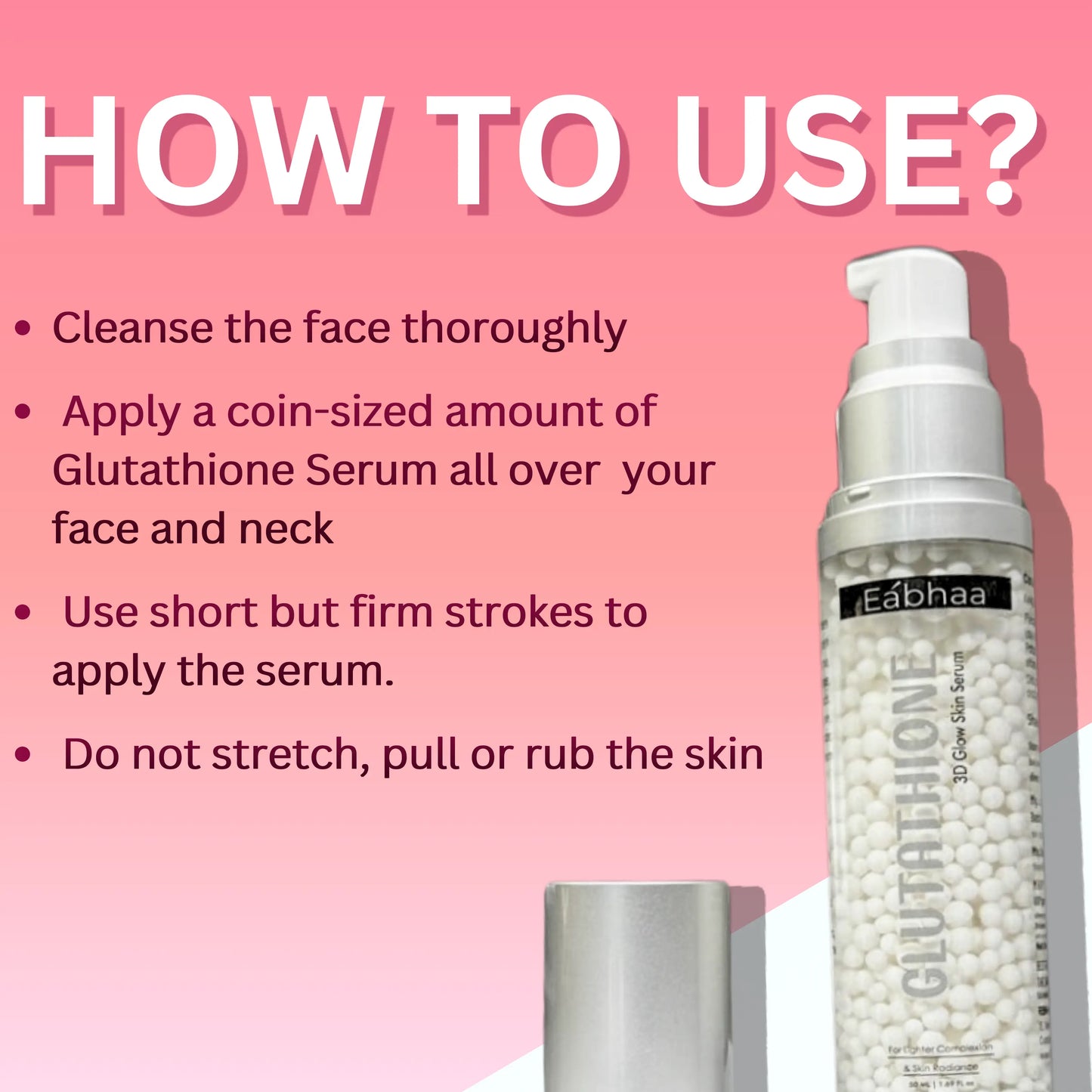 Eabhaa Glutathione 3D Glow Skin Serum – Brighten & Rejuvenate
