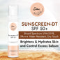 Eabhaa Sunscreen-DT Gel SPF 50 PA+++, Dry Touch, UVA/UVB Protection, 50ml