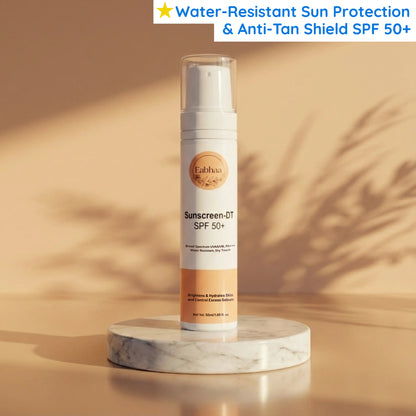 Eabhaa Sunscreen-DT Gel SPF 50 PA+++, Dry Touch, UVA/UVB Protection, 50ml