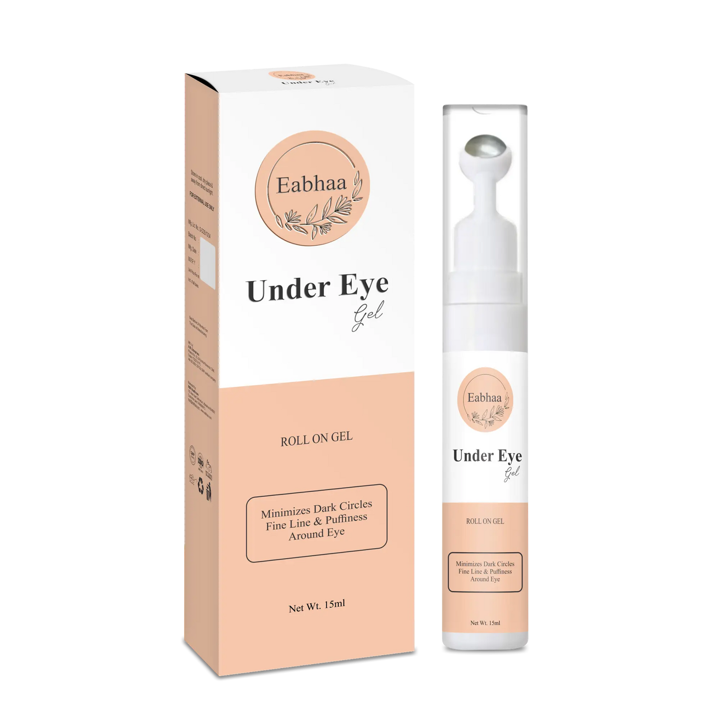Eabhaa Under Eye Gel (15 ml) – Brightening, Anti-Aging, Dark Circles, India