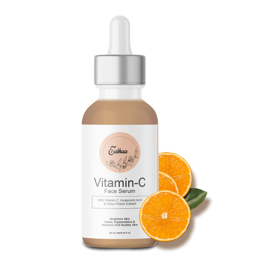 Online Vitamin C  Face Serum: With Hyaluronic Acid & Daisy Flower Extract, Anti-pigmentation Face Serum For Men & Women (30ML)