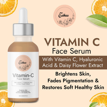 Vitamin C Face Serum with Hyaluronic Acid, Anti-Pigmentation (30ML) for Men & Women