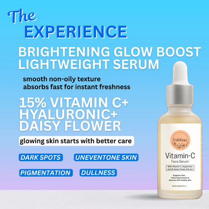 Vitamin C Face Serum with Hyaluronic Acid, Anti-Pigmentation (30ML) for Men & Women